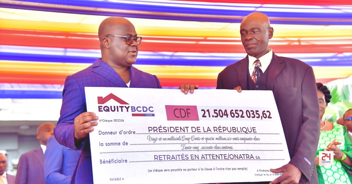 RDC_ONATRA: Le président de la république a remonté les retraités de l ...